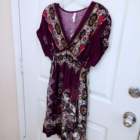 🎉DONATING 8/1 HP Boho print kimono style dress - Picture 3 of 8